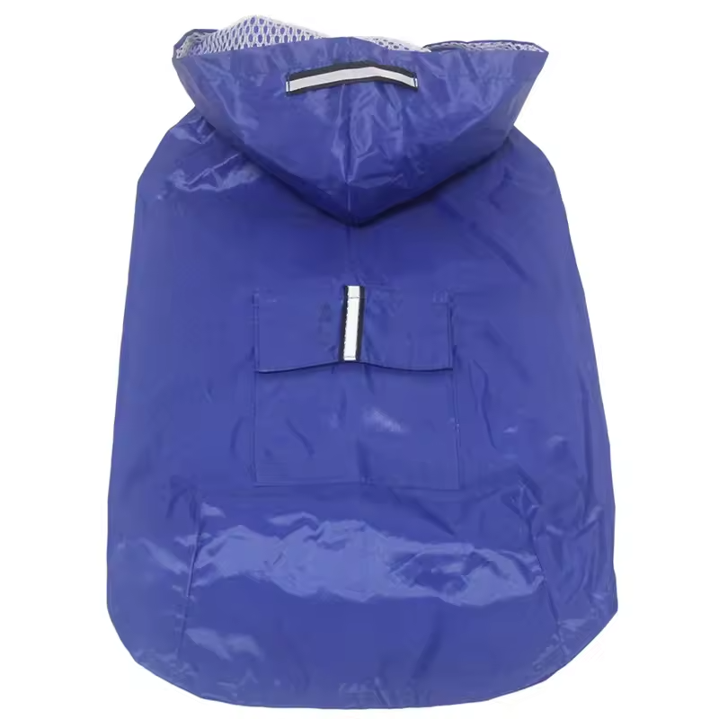 Waterdichte Hondenregenjas Reflecterende Capuchon Jas Regenponcho Alle Maten Honden