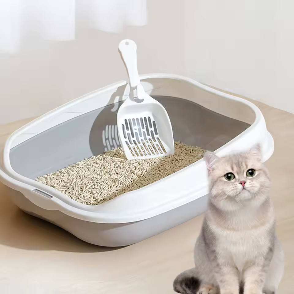 Halfgesloten Kattenbak