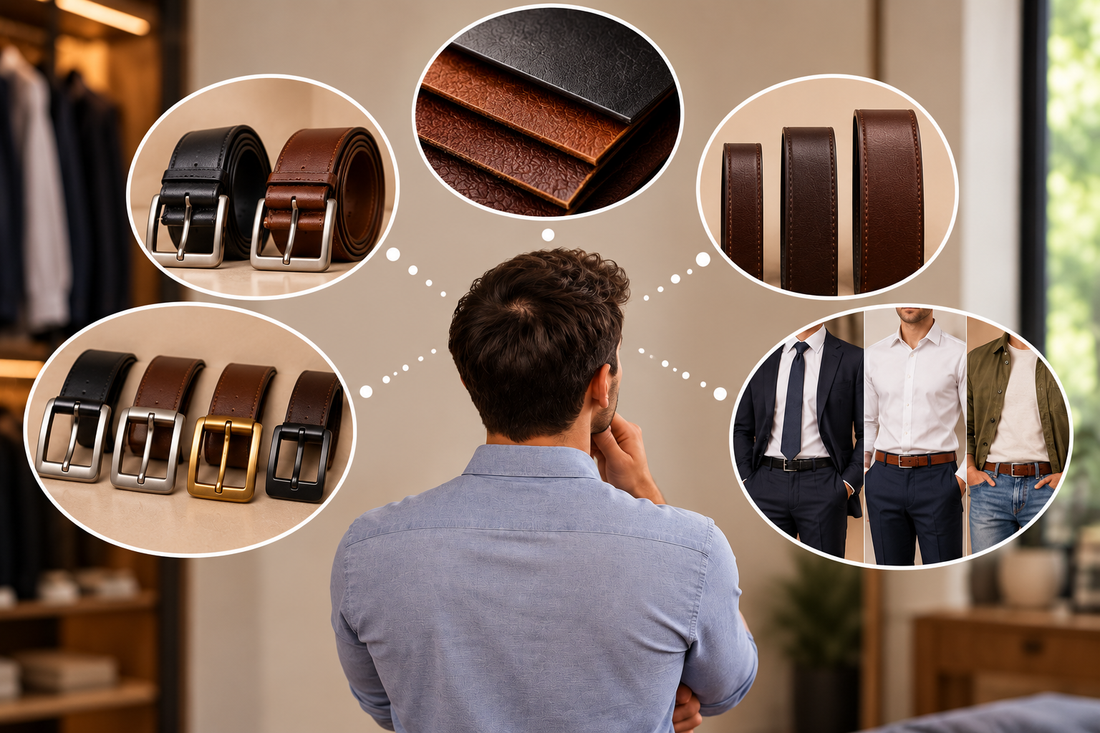 How to choose a leather belt