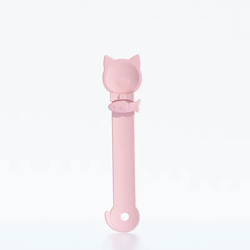 Kattenlekkernij Knijplepel Lange Handgreep Natvoer Pureedispenser Voedingshulpmiddel