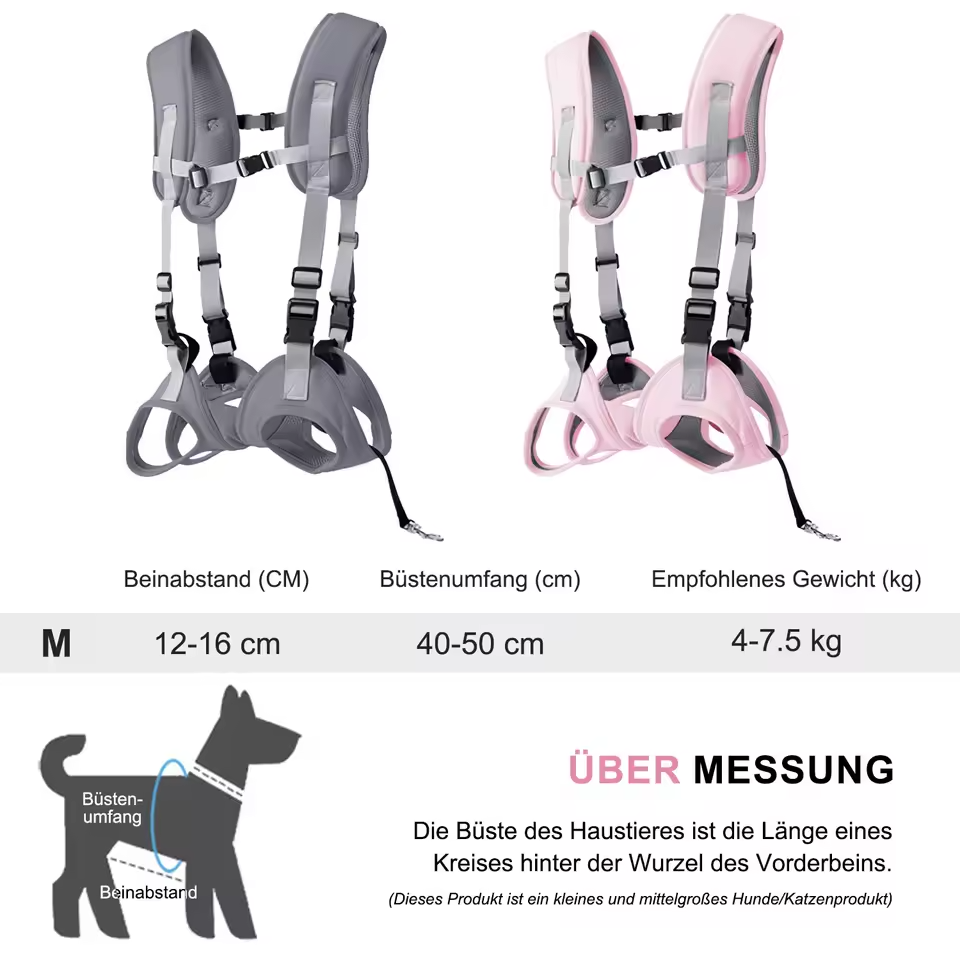 Verstellbarer Hunderucksack, Katzentransportrucksack, atmungsaktiv, für Haustiere von 4–7 kg