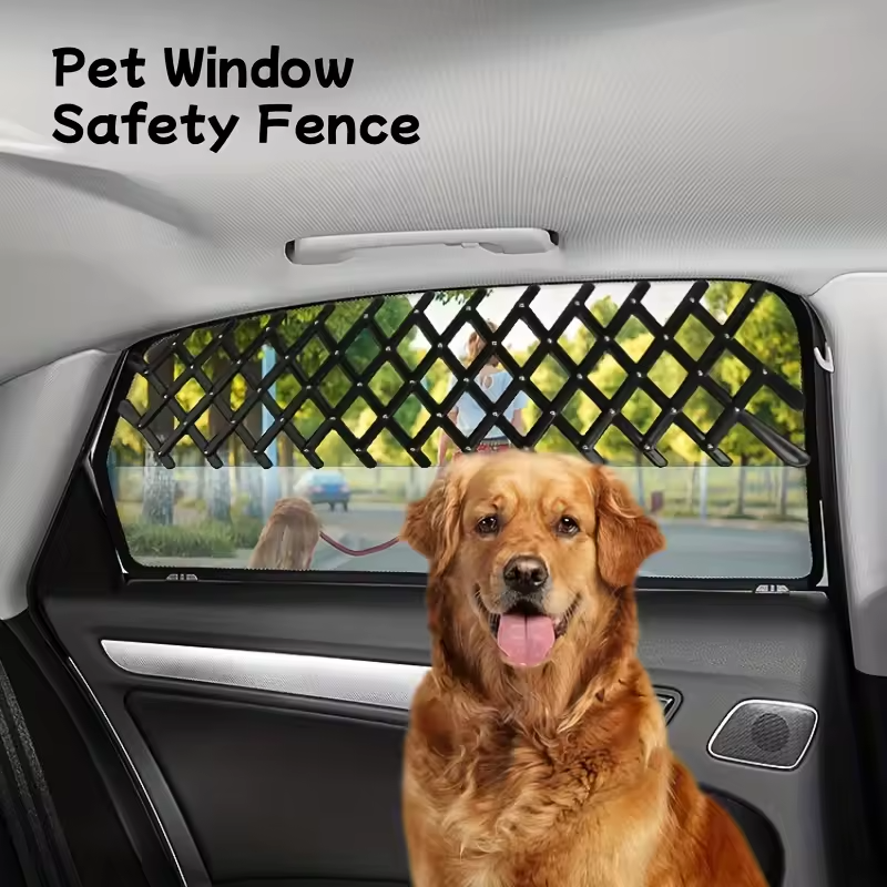 Autoraam Hondenrooster Ventilatie Veiligheidsgrill voor Honden Auto's SUV's Vrachtwagens