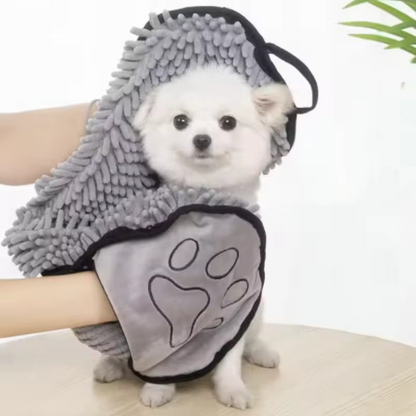 Superabsorberende Huisdierhanddoek Snelle Droge Hond Kat Badhanddoek Zachte Droogbadjas